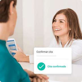 confirmación de cita por mensaje