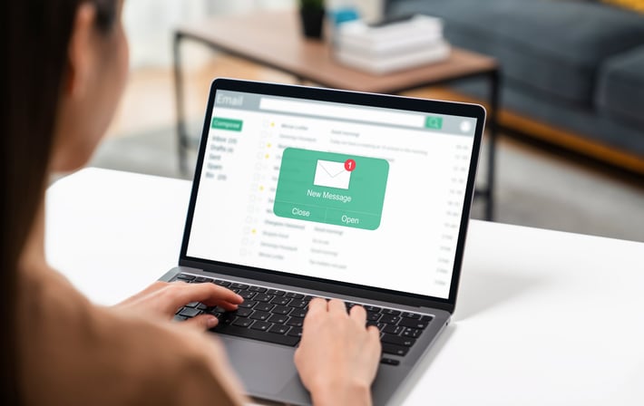 notificación para paciente por email