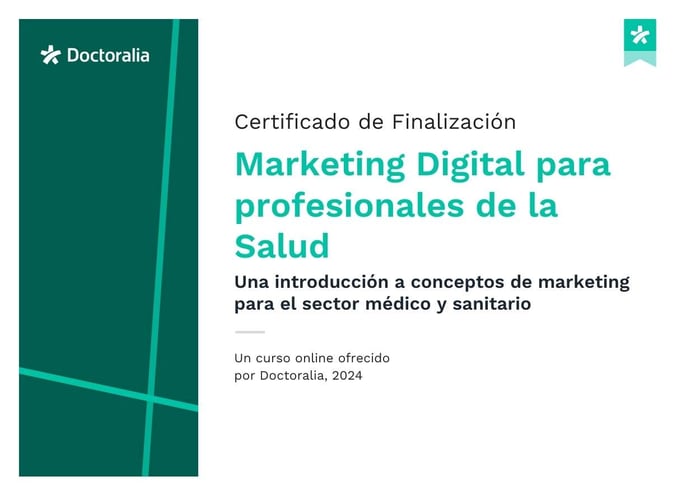SPAIN - Online marketing course - Certificate