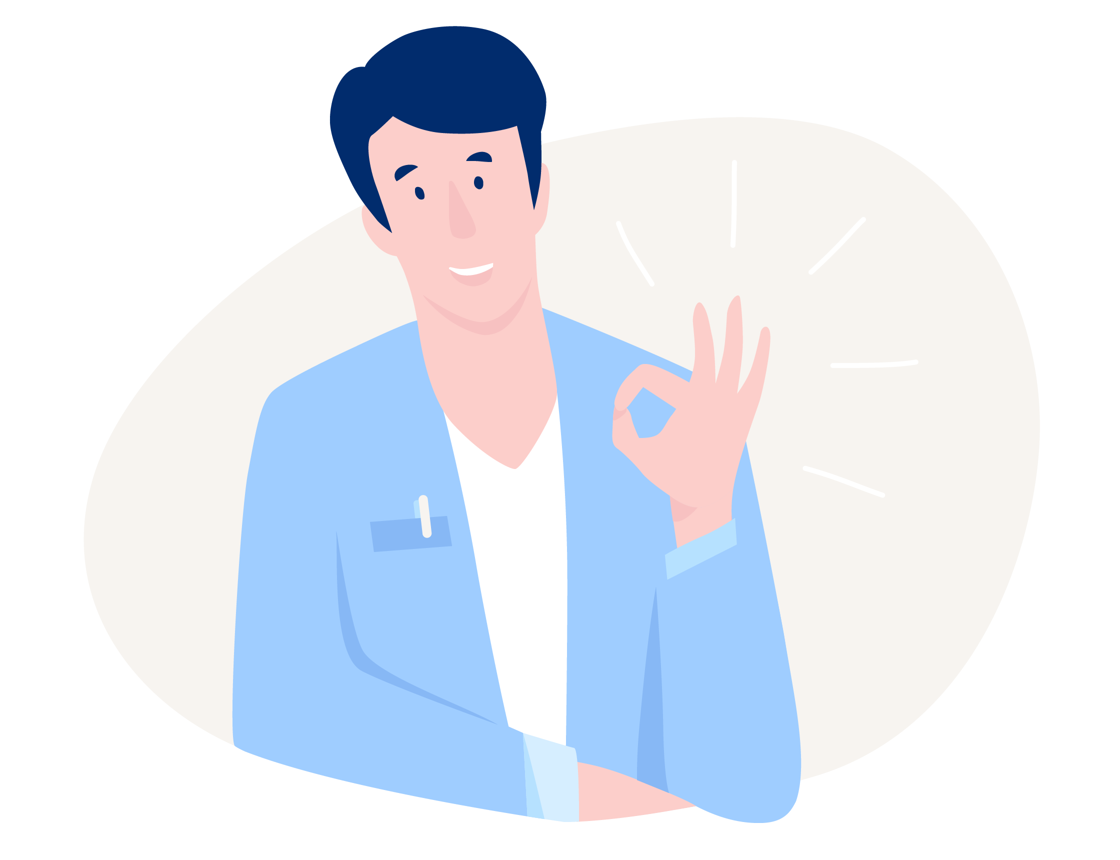 illu-doctor-happy-mailing-well-done--2